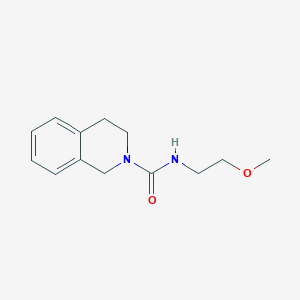 molecular formula C13H18N2O2 B4439183 N-(2-methoxyethyl)-3,4-dihydroisoquinoline-2(1H)-carboxamide 