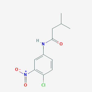 N-(4-chloro-3-nitrophenyl)-3-methylbutanamide