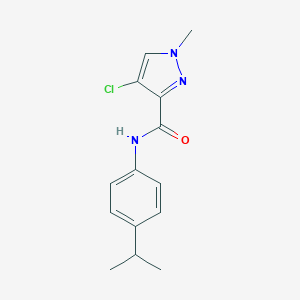 4-chloro-N-(4-isopropylphenyl)-1-methyl-1H-pyrazole-3-carboxamide