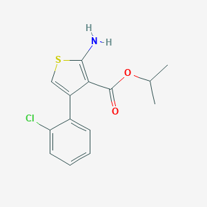 Isopropyl 2-amino-4-(2-chlorophenyl)thiophene-3-carboxylate