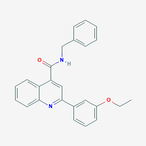 N-benzyl-2-(3-ethoxyphenyl)quinoline-4-carboxamide