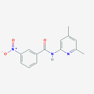 N-(4,6-dimethyl-2-pyridinyl)-3-nitrobenzamide