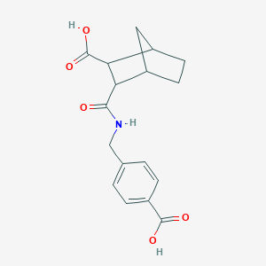 3-[(4-Carboxybenzyl)carbamoyl]bicyclo[2.2.1]heptane-2-carboxylic acid