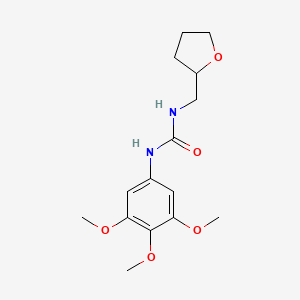 B4440668 N-(tetrahydro-2-furanylmethyl)-N'-(3,4,5-trimethoxyphenyl)urea CAS No. 68061-12-1