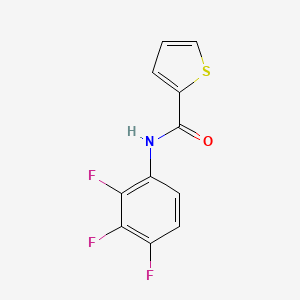 molecular formula C11H6F3NOS B4441926 N-(2,3,4-trifluorophenyl)thiophene-2-carboxamide 