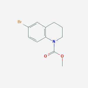 molecular formula C11H12BrNO2 B4442229 methyl 6-bromo-3,4-dihydroquinoline-1(2H)-carboxylate CAS No. 139525-70-5