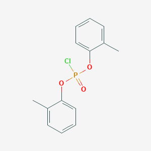 molecular formula C14H14ClO3P B044431 Bis(2-methylphenyl) phosphorochloridate CAS No. 6630-13-3