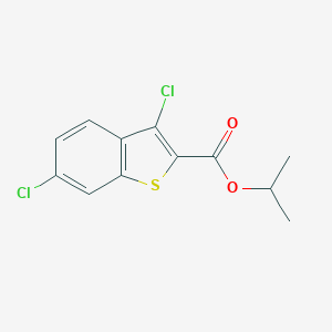 molecular formula C12H10Cl2O2S B444336 Propan-2-yl 3,6-dichloro-1-benzothiophene-2-carboxylate 