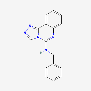 molecular formula C16H13N5 B4443833 N-benzyl-[1,2,4]triazolo[4,3-c]quinazolin-5-amine 