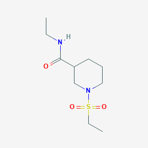 molecular formula C10H20N2O3S B4443849 N-ethyl-1-(ethylsulfonyl)-3-piperidinecarboxamide 