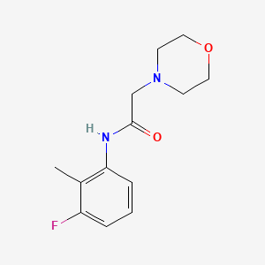 molecular formula C13H17FN2O2 B4444081 N-(3-fluoro-2-methylphenyl)-2-(4-morpholinyl)acetamide 