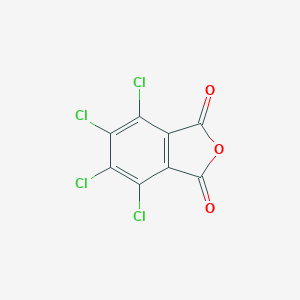molecular formula C8Cl4O3<br>C6Cl4(CO)2O<br>C8Cl4O3 B044441 Tetrachlorophthalic anhydride CAS No. 117-08-8