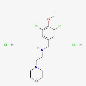 molecular formula C15H24Cl4N2O2 B4444111 N-(3,5-dichloro-4-ethoxybenzyl)-2-morpholin-4-ylethanamine dihydrochloride 