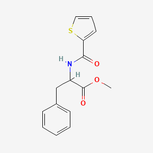 molecular formula C15H15NO3S B4444586 l-Phenylalanine, N-(2-thienylcarbonyl)-, methyl ester 