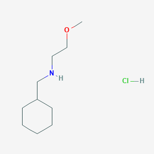 molecular formula C10H22ClNO B4445001 N-(cyclohexylmethyl)-2-methoxyethanamine hydrochloride 