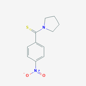 molecular formula C11H12N2O2S B444517 1-(4-Nitro-thiobenzoyl)-pyrrolidine CAS No. 50903-06-5