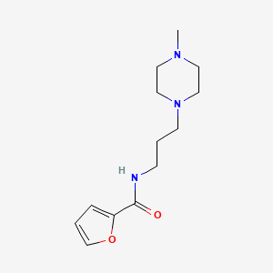 molecular formula C13H21N3O2 B4445262 N-[3-(4-methylpiperazin-1-yl)propyl]furan-2-carboxamide 
