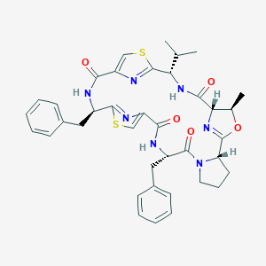 molecular formula C38H41N7O5S2 B044453 Lissoclinamide 5 CAS No. 120853-17-0