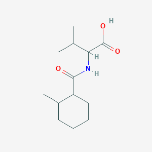 molecular formula C13H23NO3 B4445391 N-[(2-methylcyclohexyl)carbonyl]valine 