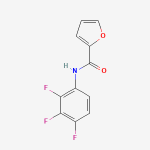 molecular formula C11H6F3NO2 B4445570 N-(2,3,4-trifluorophenyl)furan-2-carboxamide 