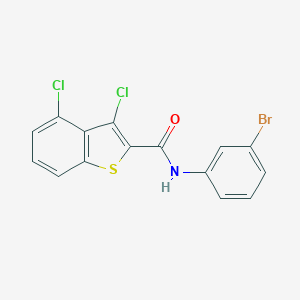 N-(3-bromophenyl)-3,4-dichloro-1-benzothiophene-2-carboxamide