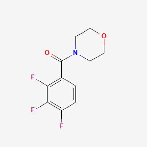 molecular formula C11H10F3NO2 B4446535 2,3,4-Trifluorobenzoic acid, morpholide 