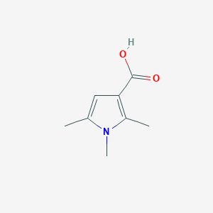 molecular formula C8H11NO2 B044470 1,2,5-trimethyl-1H-pyrrole-3-carboxylic acid CAS No. 175276-50-3