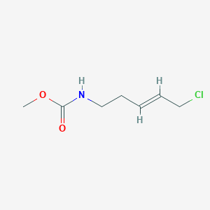 molecular formula C7H12ClNO2 B044480 Methyl [(3E)-5-chloro-3-penten-1-yl]carbamate CAS No. 116699-84-4