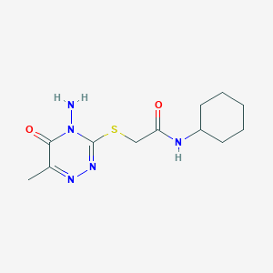 molecular formula C12H19N5O2S B4448049 MFCD04626236 