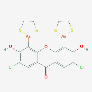 molecular formula C17H12As2Cl2O4S4 B044485 CHOxAsH-bis(1,2-ethanedithiol) CAS No. 439791-19-2