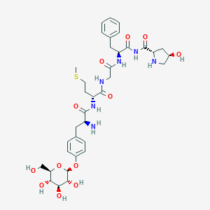 molecular formula C36H50N6O12S B044486 Hyp-glu-enkephalinamide CAS No. 121807-03-2