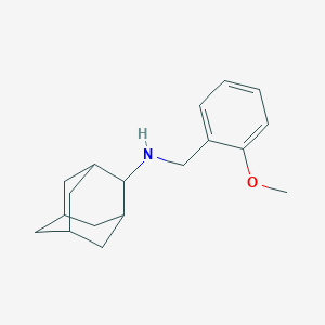 molecular formula C18H25NO B444959 N-[(2-methoxyphenyl)methyl]adamantan-2-amine 