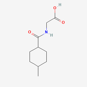 molecular formula C10H17NO3 B4449854 (4-Methylcyclohexane-1-carbonyl)glycine 