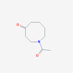molecular formula C9H15NO2 B044505 1-Acetylazocan-4-one CAS No. 114326-04-4