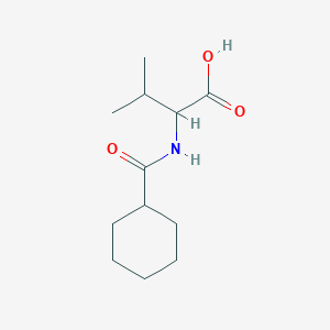 molecular formula C12H21NO3 B044506 2-[(Cyclohexylcarbonyl)amino]-3-methylbutanoic acid CAS No. 118528-57-7
