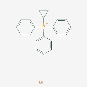 molecular formula C21H20BrP B044507 Cyclopropyltriphenylphosphonium bromide CAS No. 14114-05-7