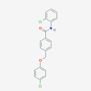 4-[(4-chlorophenoxy)methyl]-N-(2-chlorophenyl)benzamide