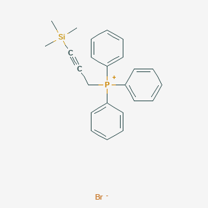 molecular formula C24H26BrPSi B044521 (3-Trimethylsilyl-2-propynyl)triphenylphosphonium bromide CAS No. 42134-49-6