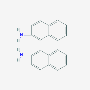 molecular formula C20H16N2 B044522 [1,1'-联萘]-2,2'-二胺 CAS No. 18741-85-0