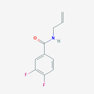 molecular formula C10H9F2NO B4452203 3,4-difluoro-N-prop-2-enylbenzamide 