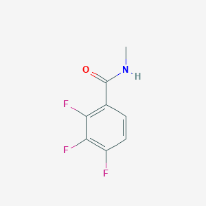 molecular formula C8H6F3NO B4452209 Benzamide, 2,3,4-trifluoro-N-methyl- 
