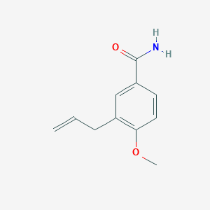 molecular formula C11H13NO2 B4452840 3-allyl-4-methoxybenzamide 