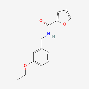 molecular formula C14H15NO3 B4452886 N-(3-ethoxybenzyl)-2-furamide 