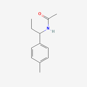 molecular formula C12H17NO B4453131 N-(1-(p-Tolyl)propyl)acetamide 