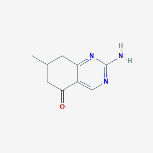 molecular formula C9H11N3O B4453245 2-amino-7-methyl-7,8-dihydroquinazolin-5(6H)-one 