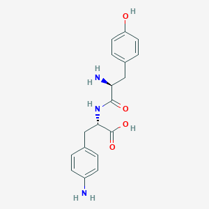 molecular formula C18H21N3O4 B044535 Tyr-aphe CAS No. 124985-60-0