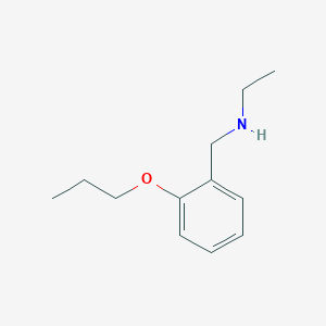 molecular formula C12H19NO B4453672 N-(2-propoxybenzyl)ethanamine 