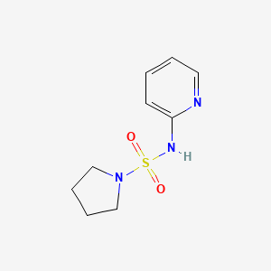 molecular formula C9H13N3O2S B4454277 N-pyridin-2-ylpyrrolidine-1-sulfonamide 