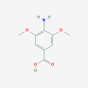 molecular formula C9H11NO4 B044546 4-Amino-3,5-dimethoxybenzoic acid CAS No. 123039-72-5
