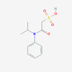 molecular formula C11H15NO4S B044558 propachlor ESA CAS No. 123732-85-4